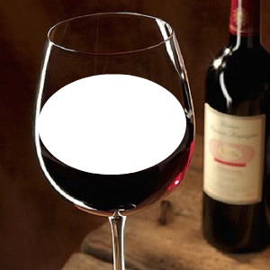 verre de vin Fotomontage