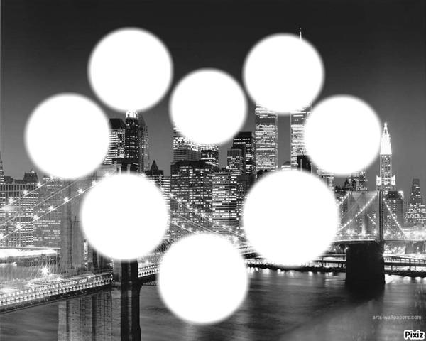 New-york Photo frame effect