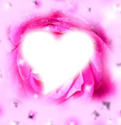 PINK HEART Photo frame effect