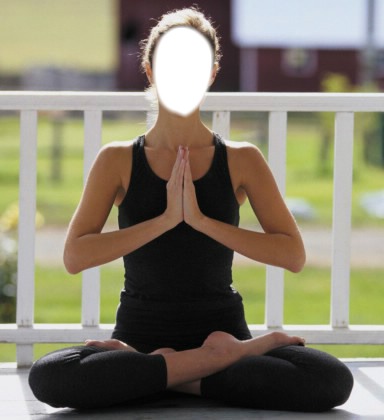 yoga Fotomontasje