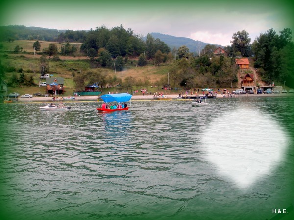 Jezero-Perucac Fotomontaža