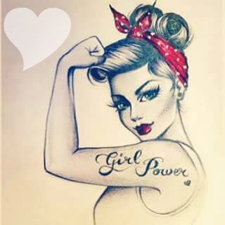 Girl Power Фотомонтажа