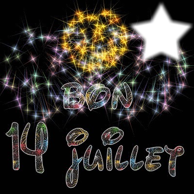 14 Juillet Fotomontaggio