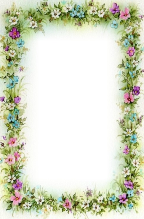flower frame Фотомонтажа