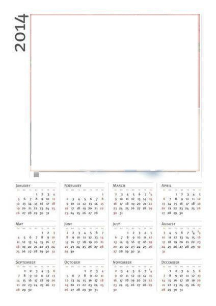 calendario de la cq Fotomontaggio