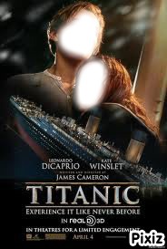 Titanic 3D 2photos Montage photo
