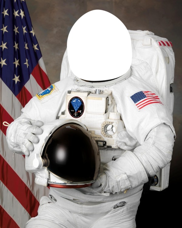 Astronaut Fotomontažas