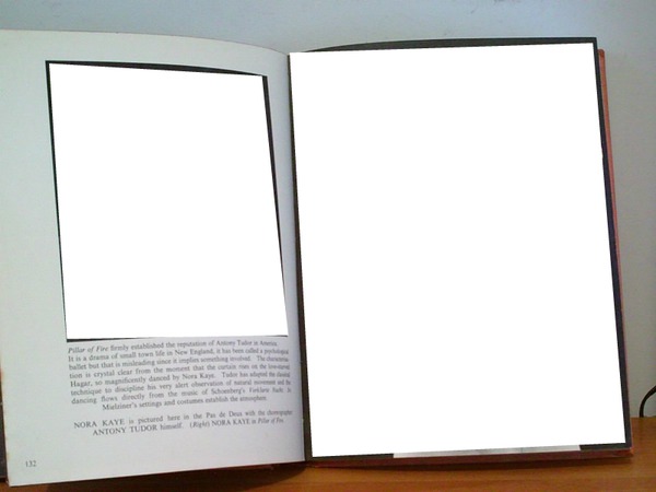 livro,peguei  de um livro de balé pra fazer a montagem rsrss Fotomontagem
