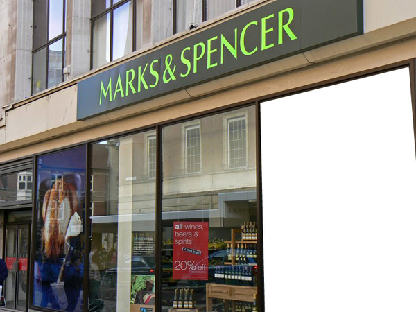 Marks & Spencer Fotomontaggio