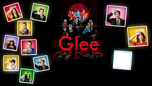 Glee cast Photo frame effect