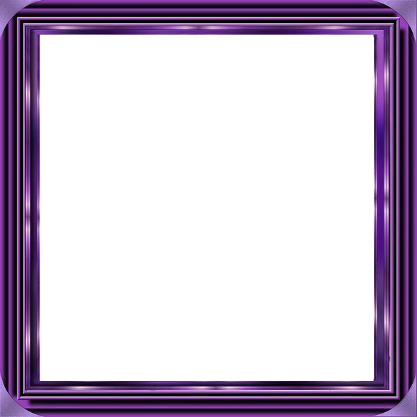 cadre violet Montaje fotografico