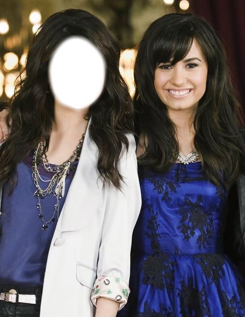 Demi e Selena Fotomontáž