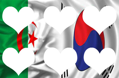 algerie & korea Fotomontaż