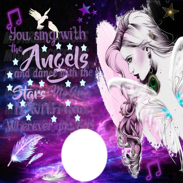 sing with the angels Montage photo