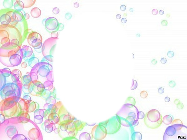 bulle de savon Photo frame effect
