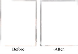 before after Photo frame effect