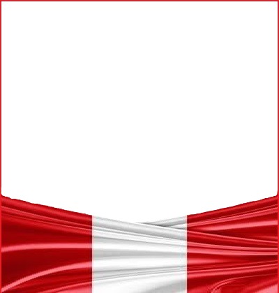 bandera del Perú. Valokuvamontaasi