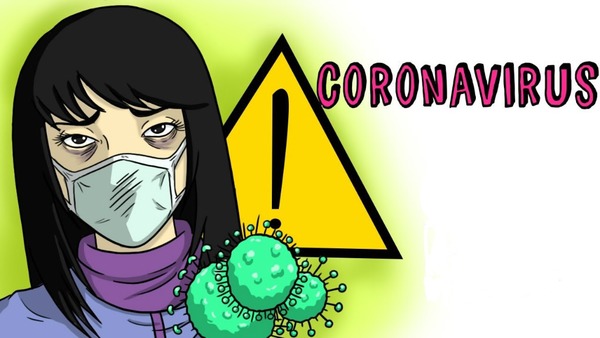 Muerte al coronavirus Fotomontage