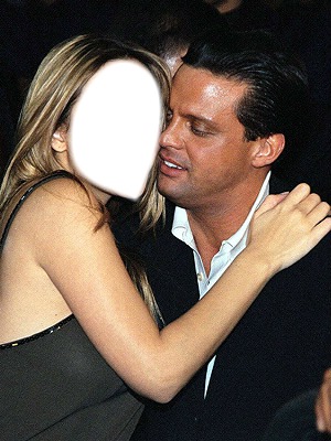 Luis Miguel Photo frame effect