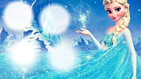 Elsa Frozen Fotomontasje