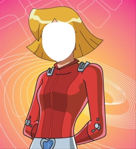 Glover Totally Spies Photo frame effect