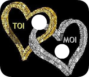 Toi + Moi = ♥ Fotomontasje