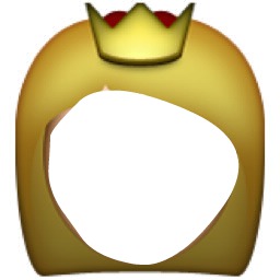 Princess emoji フォトモンタージュ