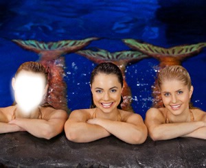 Tapez "Mako mermaids mermaids swims" sur google images ;) Photomontage