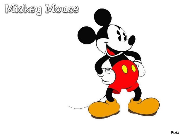 mickey mouse フォトモンタージュ