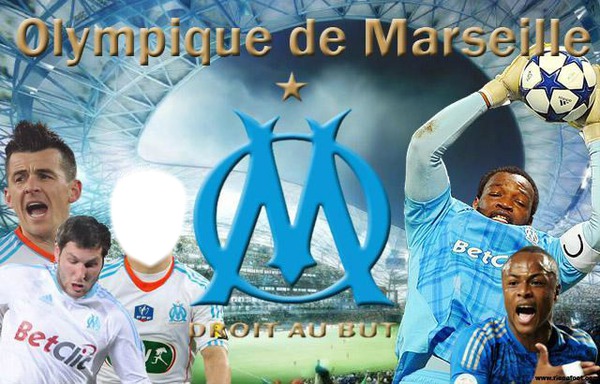 Joueurs de Marseille フォトモンタージュ