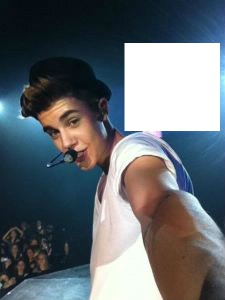 Justin Drew Bieber <3 Photo frame effect