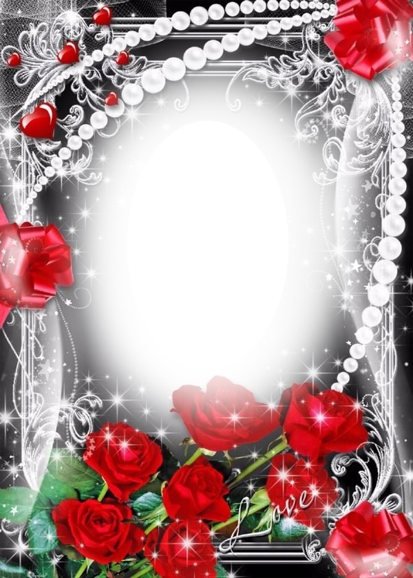 Bunga mawar Fotomontage