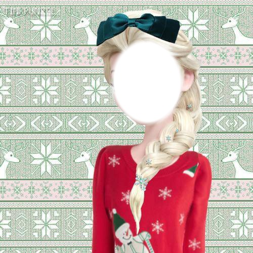 Beauty Elsa = Frozen Fotomontage