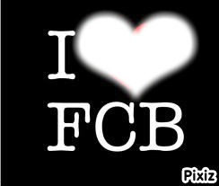 I love fcb Fotomontage