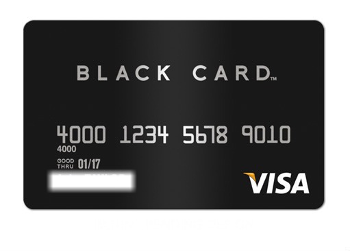 Black Card Fotomontasje