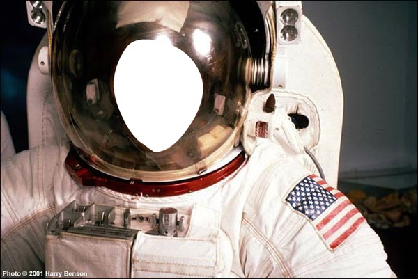 astronaut Fotomontasje