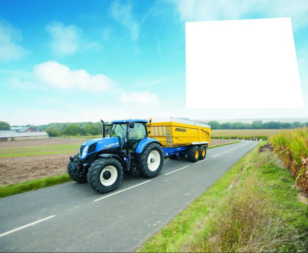 tracteur new holland Montage photo