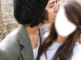 harry et son kiss Photo frame effect