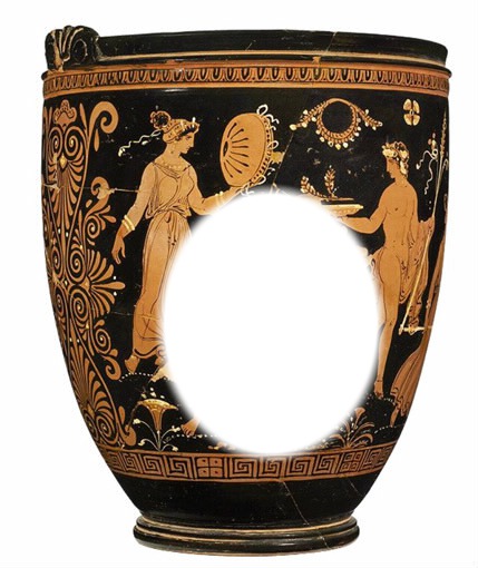 vase grec Photo frame effect