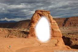 désert du Sahara Photo frame effect