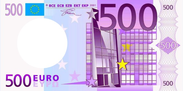 euros フォトモンタージュ