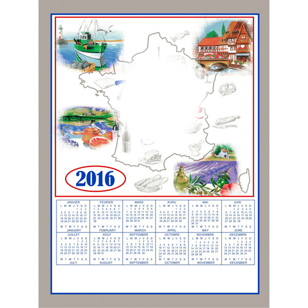 calendrier 2016 Φωτομοντάζ