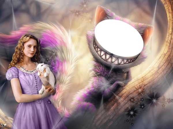 chat d'alice Fotomontage