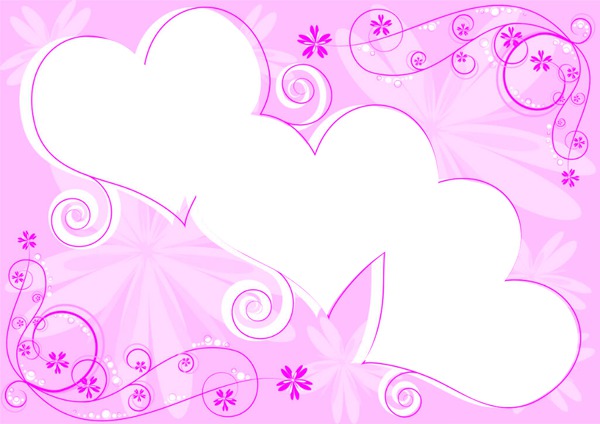 Cute Pink Heart Montage photo