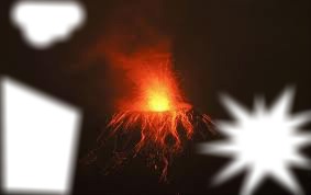volcan フォトモンタージュ