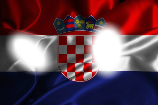 Hrvatska zastava Fotomontaža
