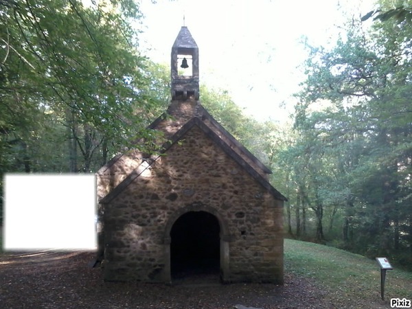 chapelle st gregoire a st magnance Fotomontaż