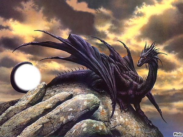 Dragons Noir de La frontier Niçoise Fotomontage