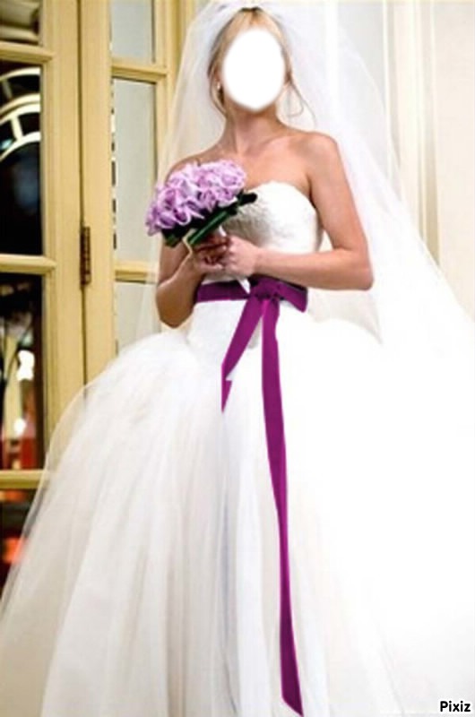 robe de marriage Fotomontage