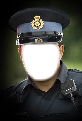 police Photo frame effect